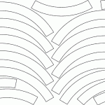 This is how I laid out the 26" radius pieces onto a 4x8' sheet of plywood