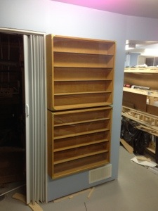 Display Cabinets are installed!